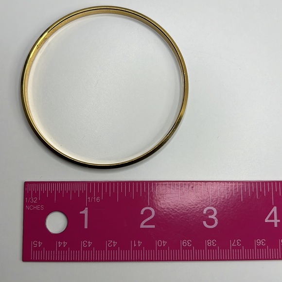 Black Gold Tone Crown Trifari Bracelet Bangle - Picture 7 of 12